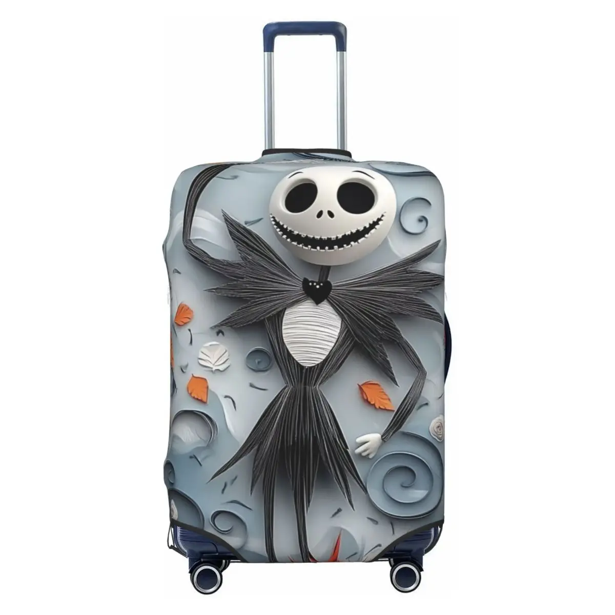 

Custom The Nightmare Before Christmas Jack Skellington Luggage Cover Protector Travel Suitcase Protective Cover for 18-32 Inch