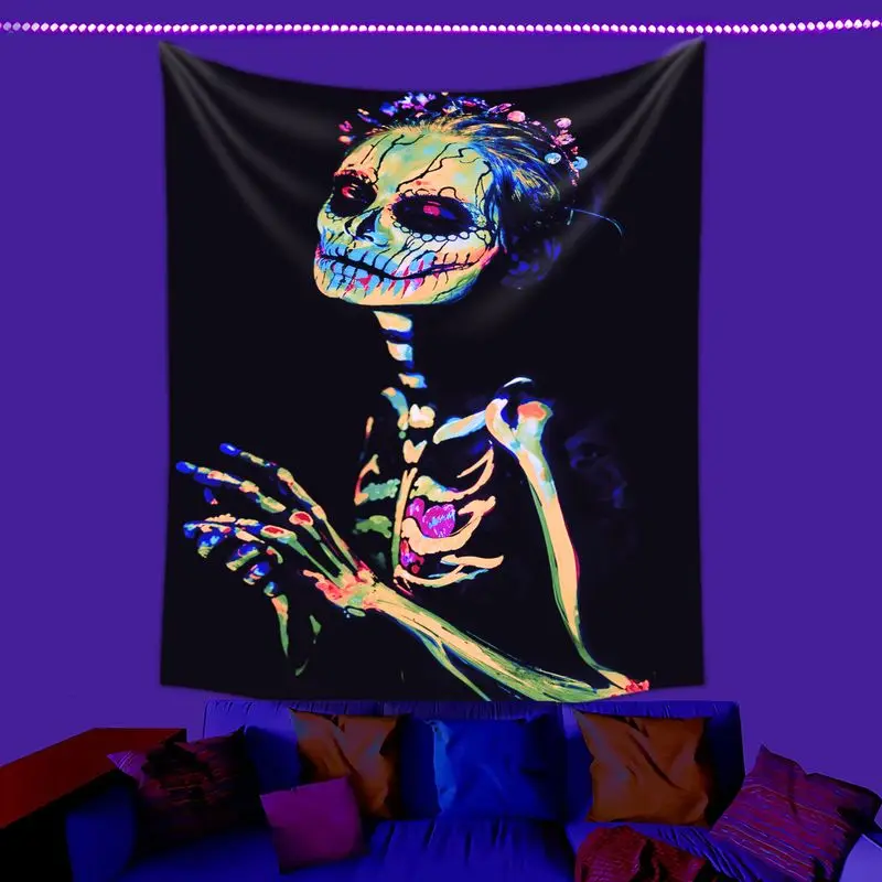 VIKAMA DJ Gorilla Tapestry, Urban Wall Hanging Background Cloth for Cool Living Room Decor