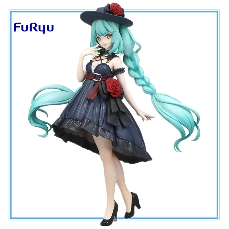 在庫ありオリジナル-19-センチメートルアニメフィギュア-furyu-vocaloid-初音ミクアクションフィギュア卓上装飾モデルおもちゃギフト