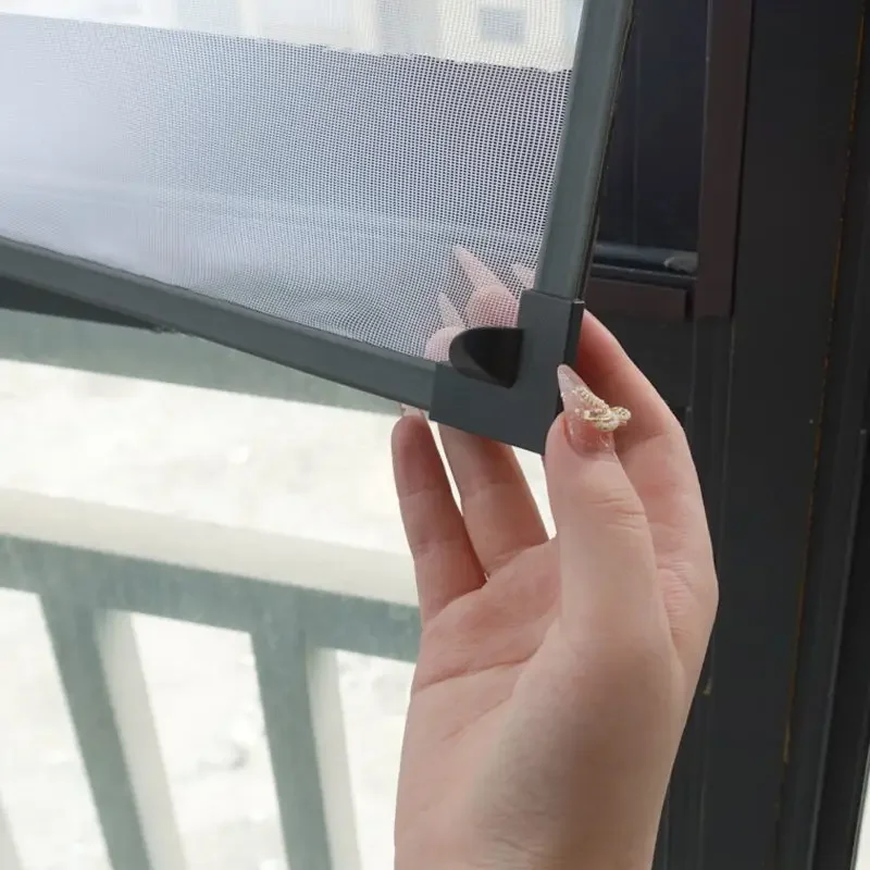 Invisible Window screen Mosquito Net Household Self Adhesive Suction Cup Magnetic Window Mesh Mosquito Net magnetic screen door
