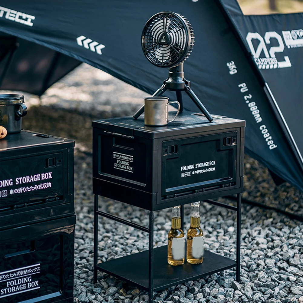 

20/30L Outdoor Trunk Organizer Large Capacity Foldable Storage Bin Multifunctional Outdoor Bench Chopping Board for Home Outdoor