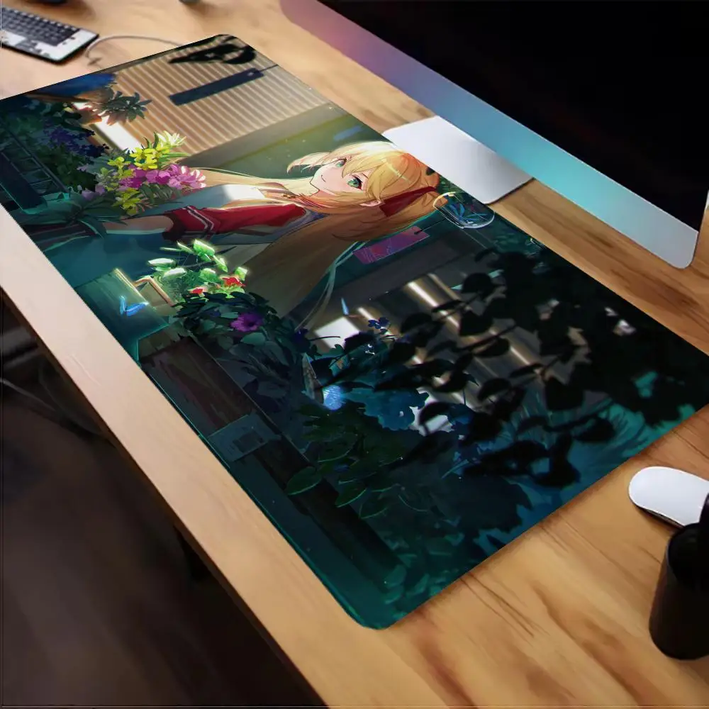 HD Azur Lane Mouse Pad Oversized Gaming Mouse Pad Rubber Lock Edge Thickened Computer Keyboard Desk Pad Gamer Keyboard Mouse Pad