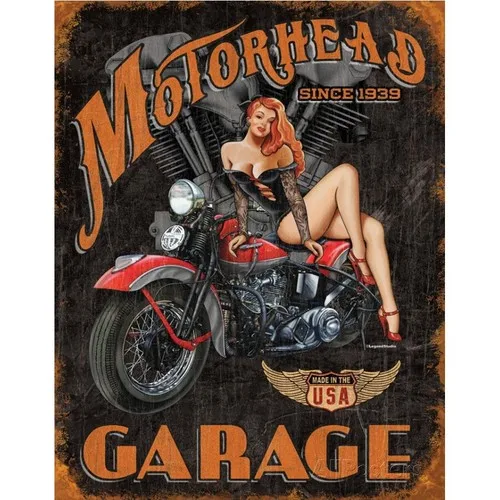 Legends - Garage Metal Tin Sign Retro Man Cave 40.5 x 31.5 Genuine USA --Tin Sign