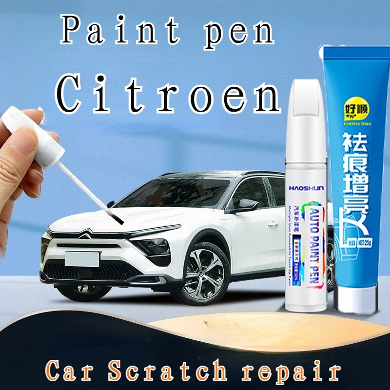 Paint Pen Suitable for Citroen Touch-up Paint Pen Pearlescent White Space Silver C1 C2 C3 C5 C4 Special Scratch Repair Artifact