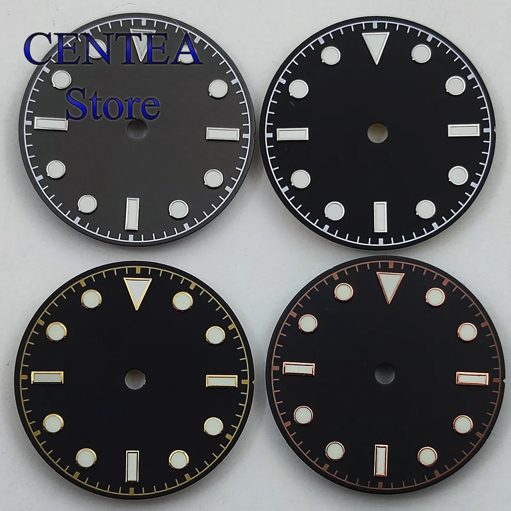 RICHUS 29mm Watch Dial Black Blue Green White Dial Luminous Fit NH35 NH36ETA2824 2836DG2813 3804 Miyota8205 8215 PT5000 Movement