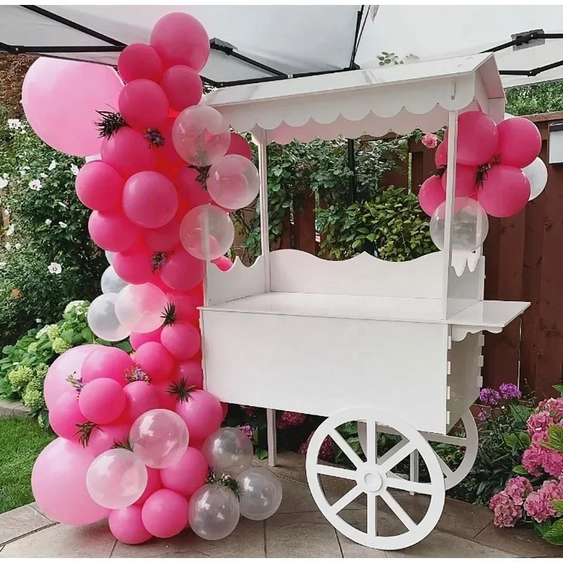 cute birthday party candy collapsible display cart