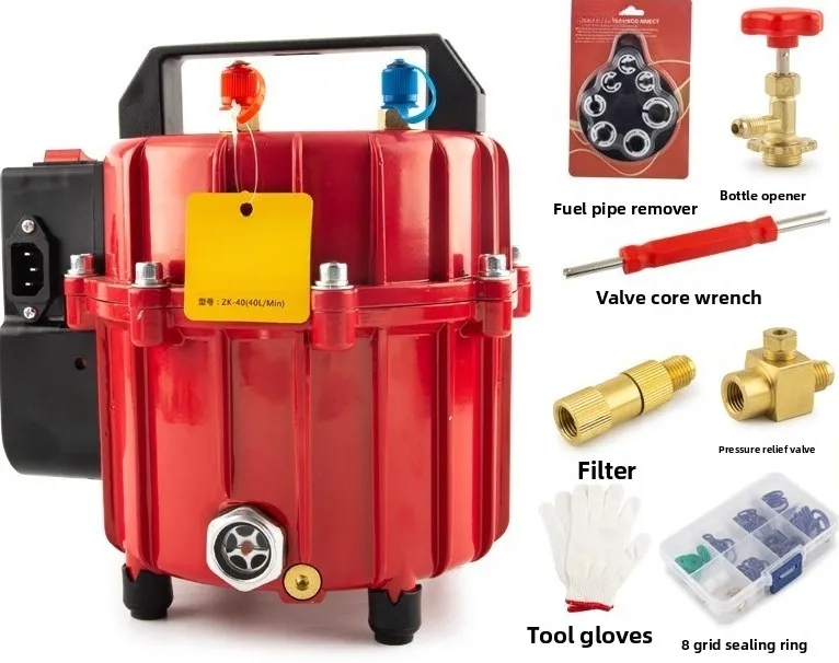 

Автомобильный вакуумный насос для кондиционера, автоматический вакуумный насос двойного назначения, инструмент для холодильника