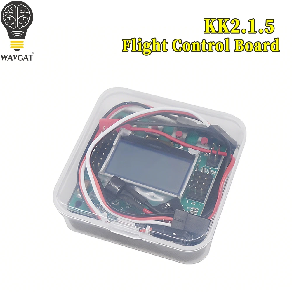 KK 2.1.5 LCD Multirotor Flight Control Board KK2.1.5 Newest V1.19S1 OpenAeroVTOL 1.6 Quadcopter KK2 6050 MPU 644PA(A)_A66M