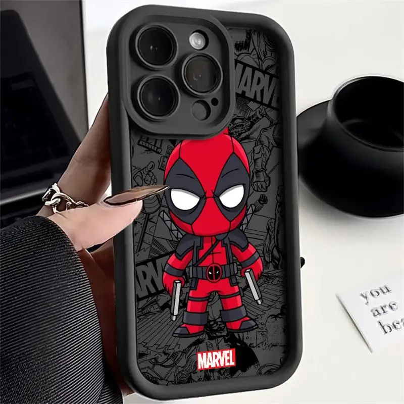 Marvel Ironman Deadpool Phone Case for Xiaomi Redmi Note 11 12 13 Pro Plus 10Pro 11Pro 10S 11S 12S 12Pro 5G Soft Cover Shell