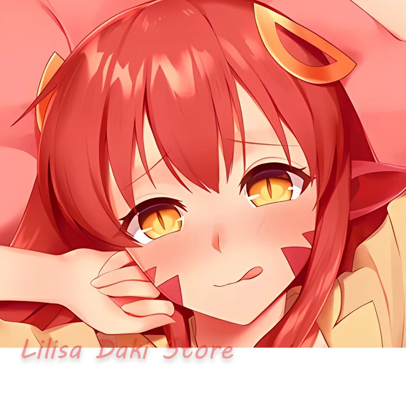 Dakimakura Miia Monster Musume Body Pillow Cover Double-Sided Print Anime Life-Size Pillowcase Gifts