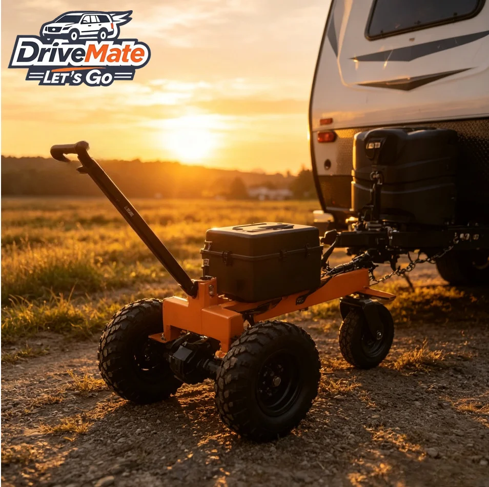 Heavy Duty Electric Trailer Mover 24V 48V 2800-8000LBS Max Capacity Powered Trailer Dolly with 2
