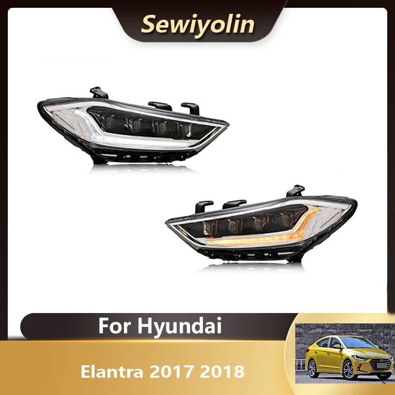 

Автомобильные аксессуары светодиодные для 2017 2018 для Hyundai Elantra Plug and Play 12 В DRL сигнальные автомобильные стоп-сигналы дневного света