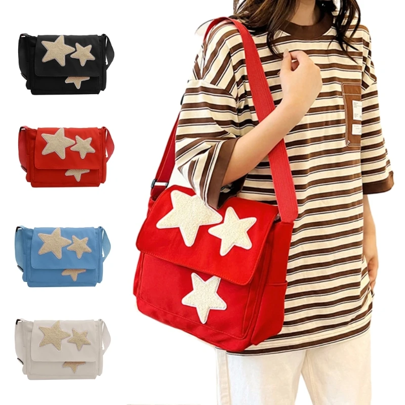 2023 Crossbody Shoulder Bag Canvas School Bags with  Pattern  Bag