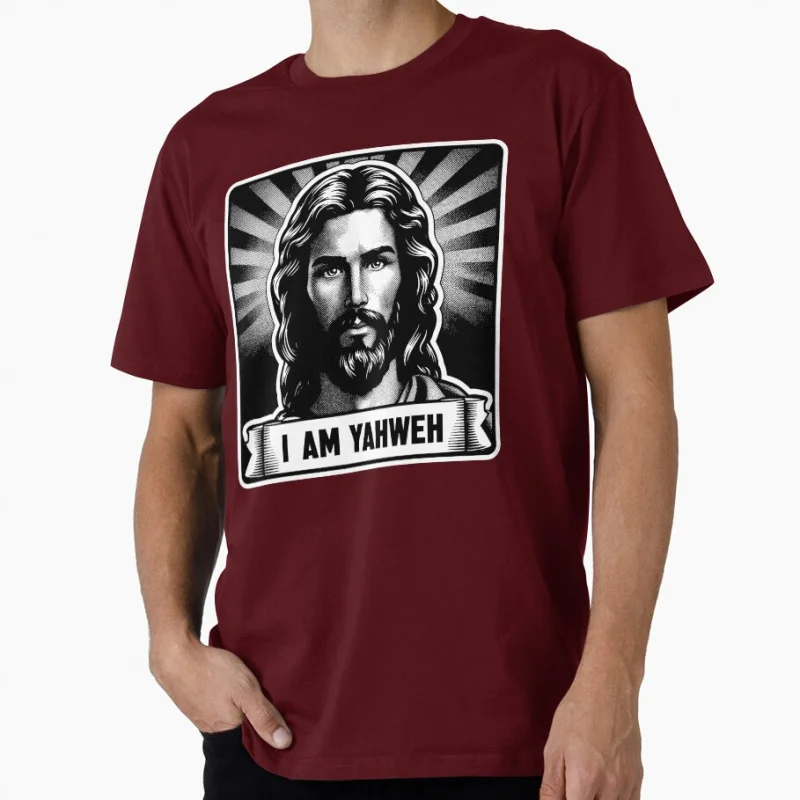 Ezekiel 25:17 I Am Yahweh Retro Pulp fiction Cult classic movie Gift t shirt for men Large size tops 100% cotton printed clothes