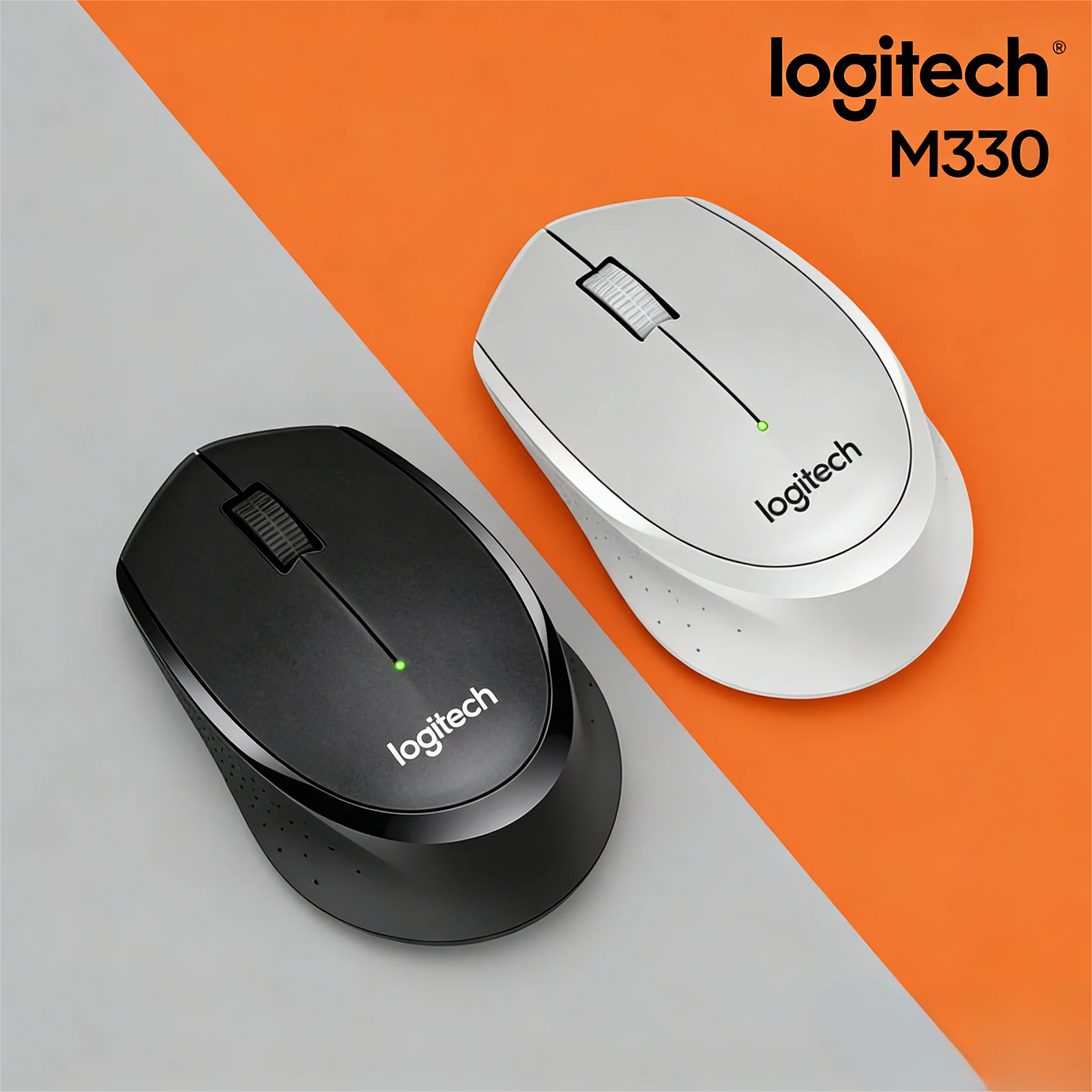 

Logitech M330 Wireless Peripheral, Silent USB, Power Saving for Office Tasks & Home Use