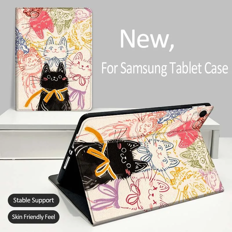 

Cute Anime Dog Cat For Samsung Galaxy Tab A A7 A8 A9 A11 S6 S11 Lite Plus 10.1 10.4 10.5 Inch 2022 2025 Tablet Case