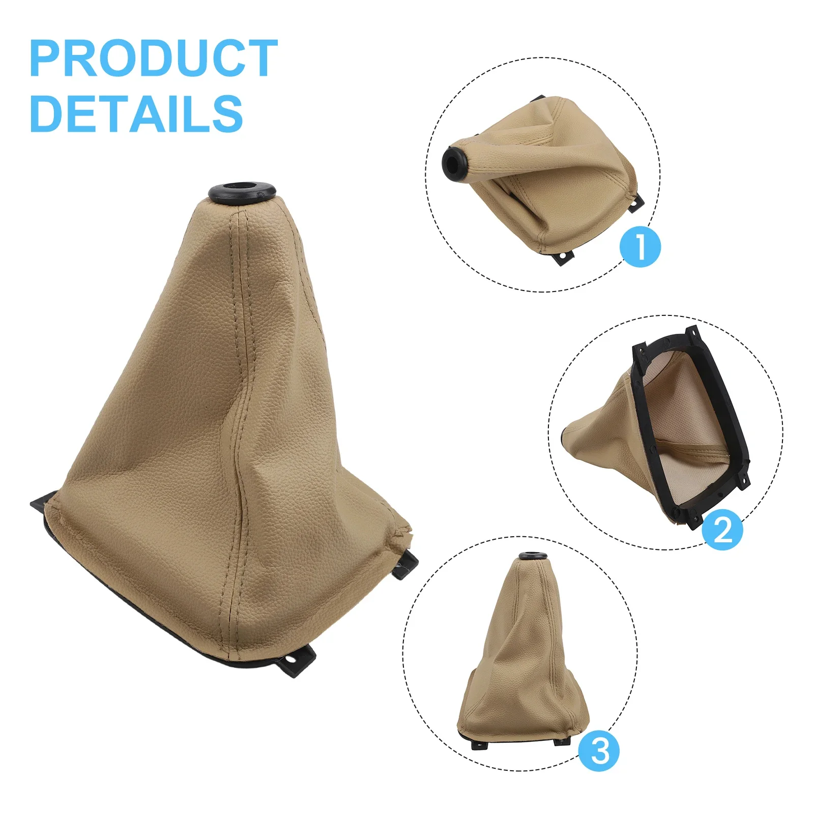

Leather Gear Shift Knob Cover for Hyundai For Sonata 1998 2006 Protects Your Car Gear Shift from Wear and Tear
