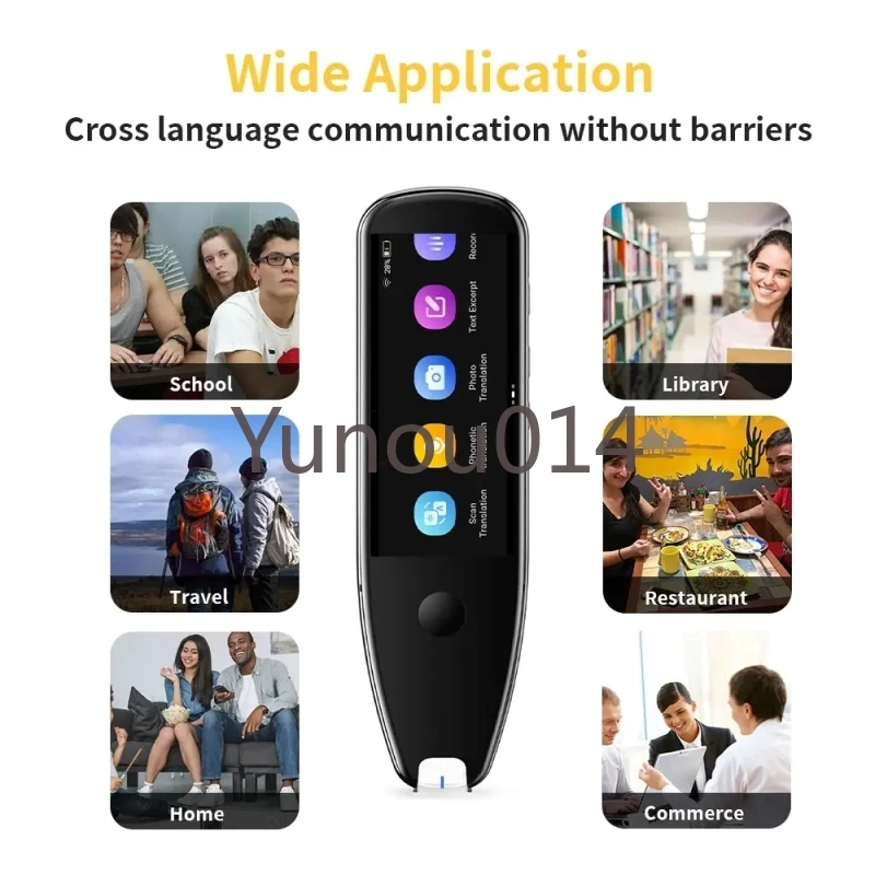 Pro Voice Scan Translator Pen, Multifunctional Translation, Real Time Language, Business, Travel, Translation Pen X5, 3.5