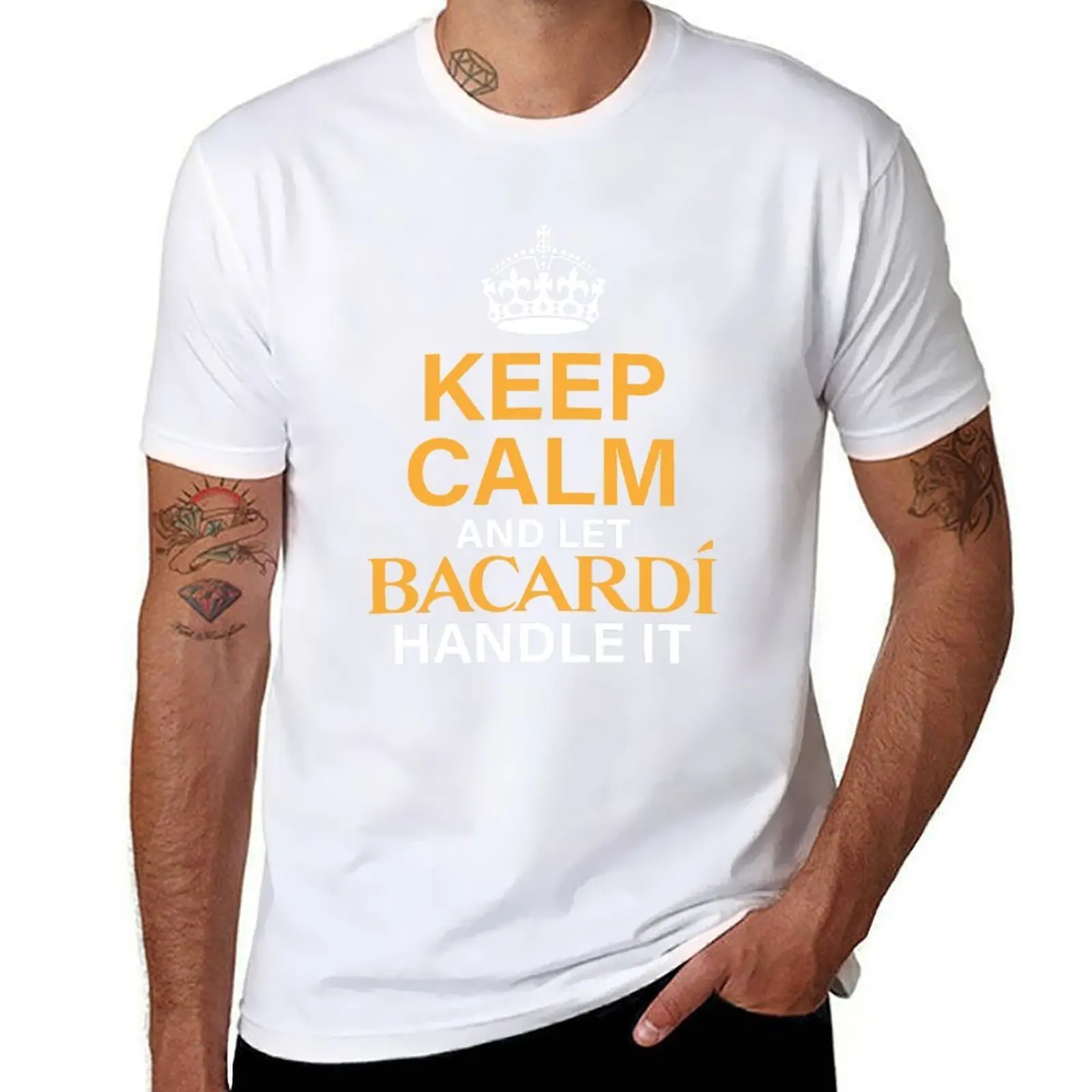 

Keep Calm And Let Bacardi Handle It T Shirt, Liquor Graphic Shirt, Drinking Classic T Shirt T-Shirt