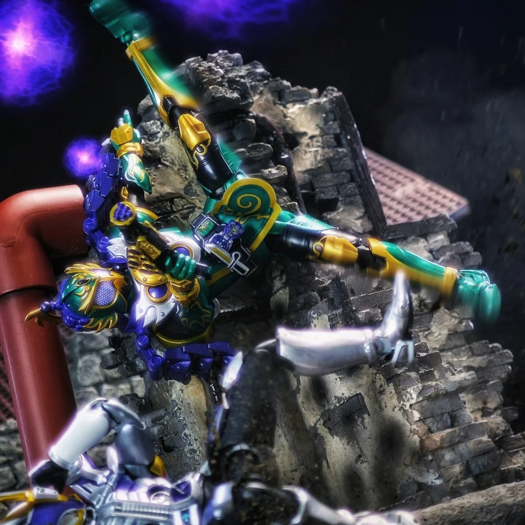 كامين رايدر Gaim Shf أنيمي اليدوية كامين رايدر ريوجن العنب درع تنورة النسيج المدمج في سلك الحديد مناسبة لعبة 1/12 #4