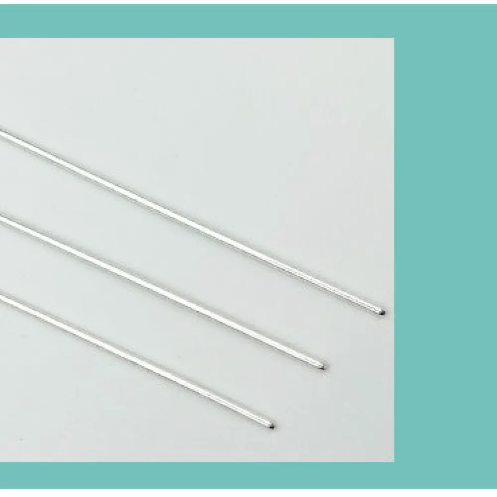 Solid Copper Straight Hair Stick DIY Chinese Hanfu Hairpin Accessory Electroplated Metal Decorative Tool For Flower Crafts