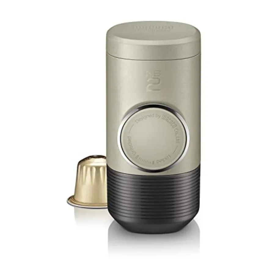 

Minipresso NS2 Portable Espresso Machine Compatible Original NS Capsules Travel Coffee Maker Manually Operated from Piston Acti