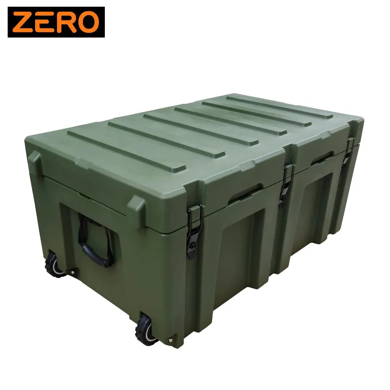 ZERO 220L Waterproof Large-Capacity Plastic Storage Box, suitable for outdoor camping and off-road toolboxes