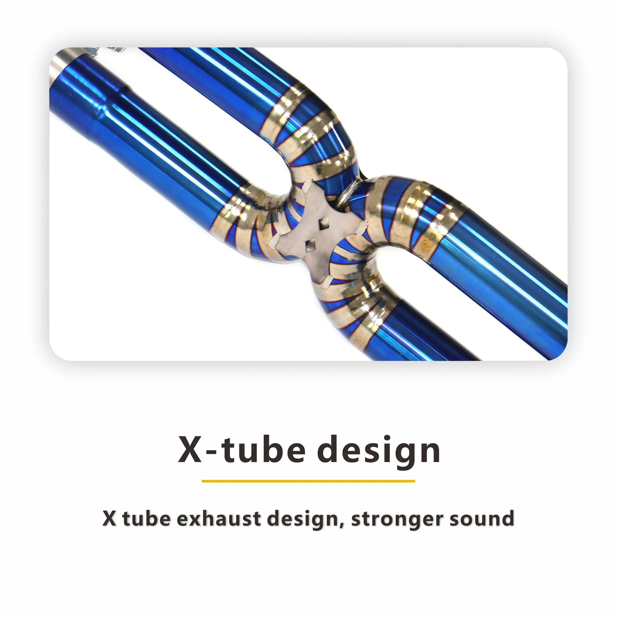 HMD لبورشه 911 996 GT2 3.8L Ti Catback X-pipe تصميم العادم تركيب الترباس المباشر عمر خدمة طويل Ti