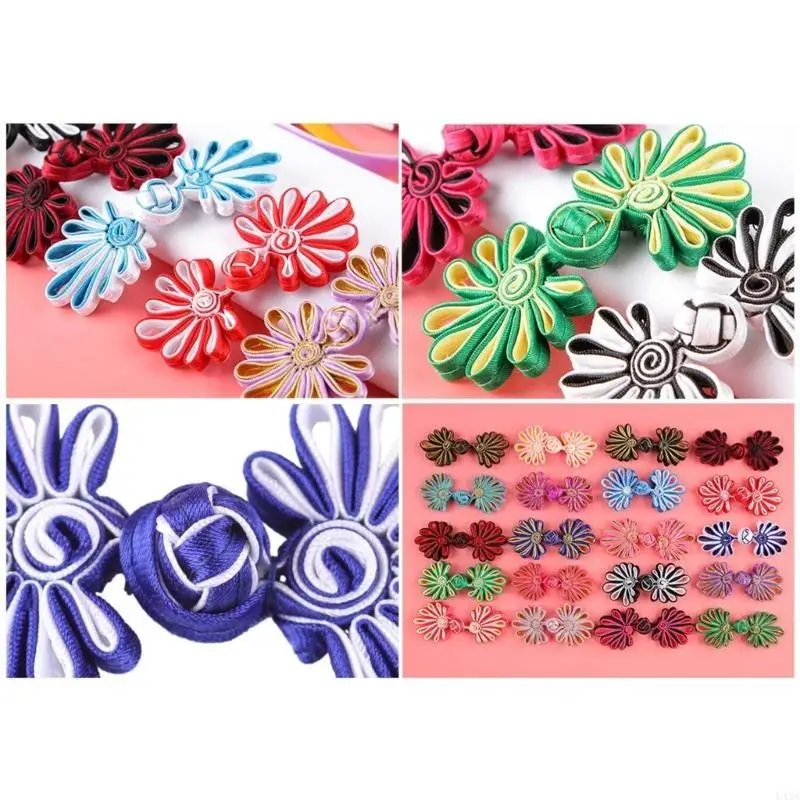 L43A Cheongsam Sewing Fasteners DIY Chinese Knots Button Chinese Closure Buttons