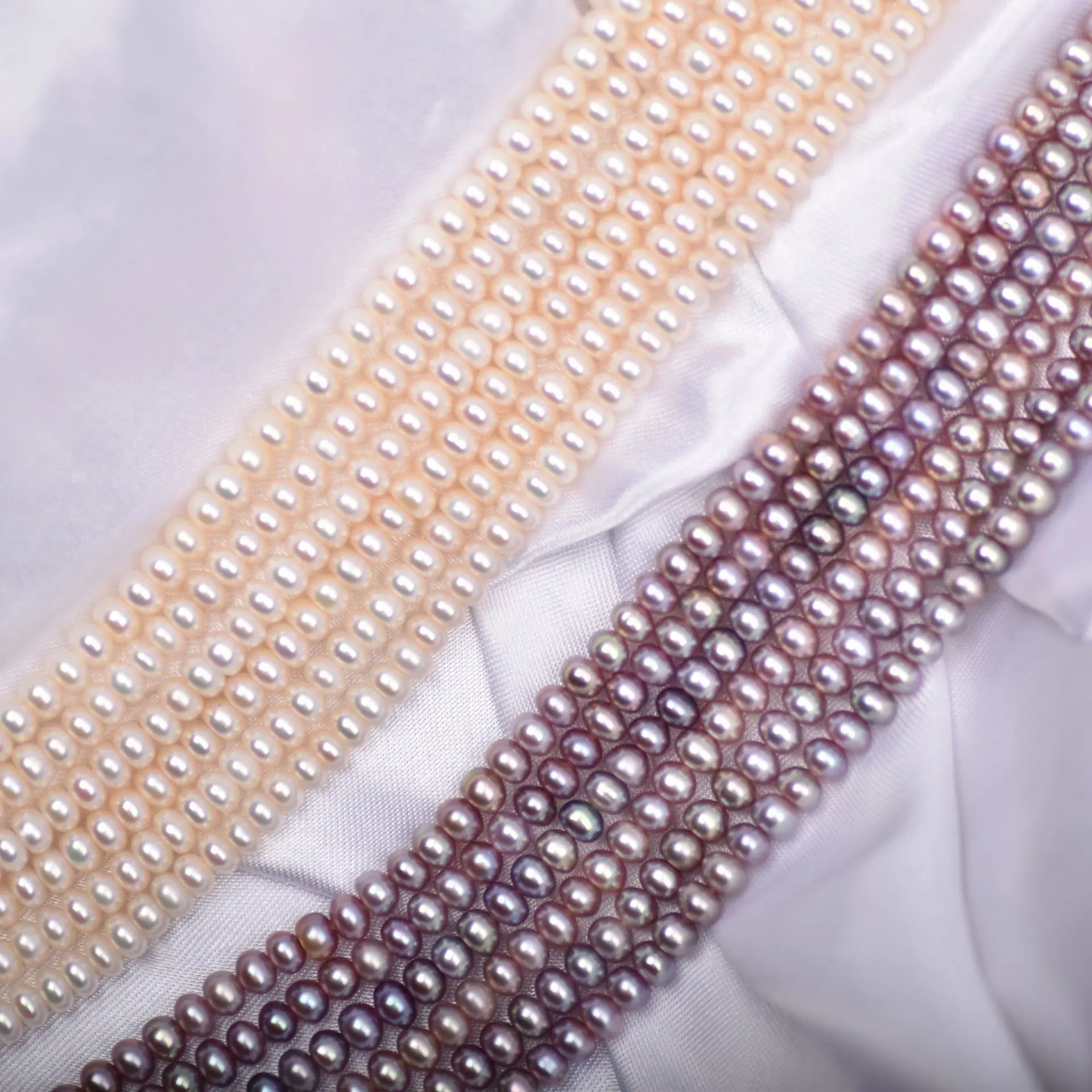 4A Nacreous Natural Freshwater Pearl Loose Beads 5-6mm Bulk for DIY Jewelry Making - Necklace Bracelet Earring Accessories Gifts
