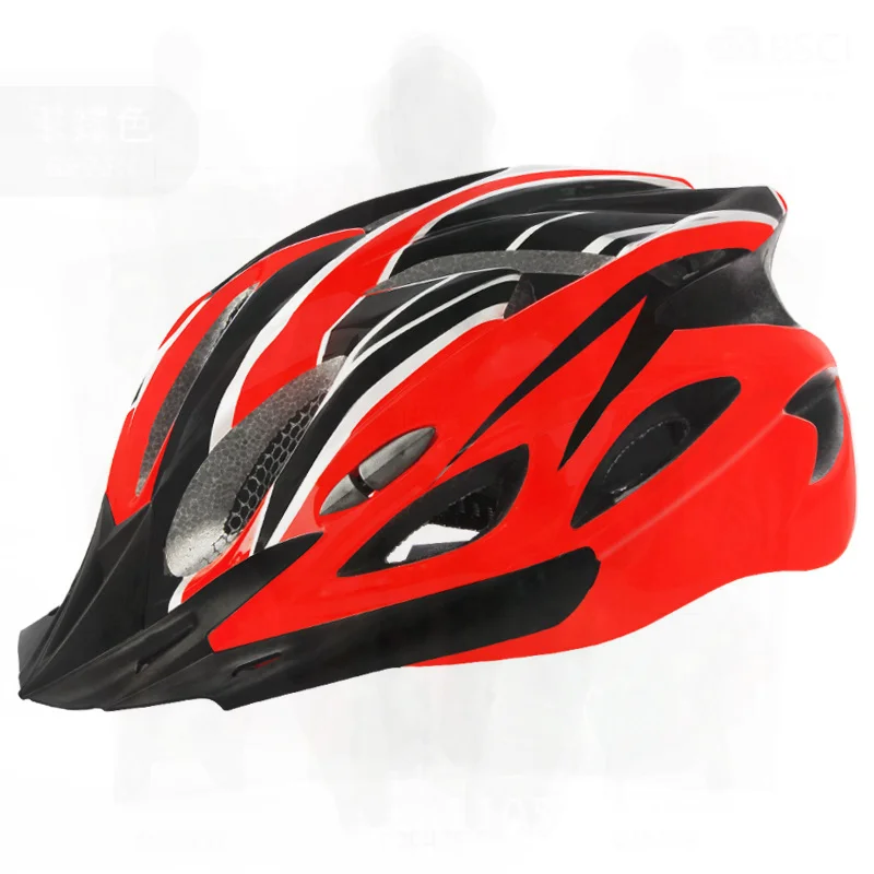 

Unisex Adult Bicycle Riding Safety Helmet One-Piece Mountain & Road Bike Equipment Carbon Fiber Solid Color Adjustable Size