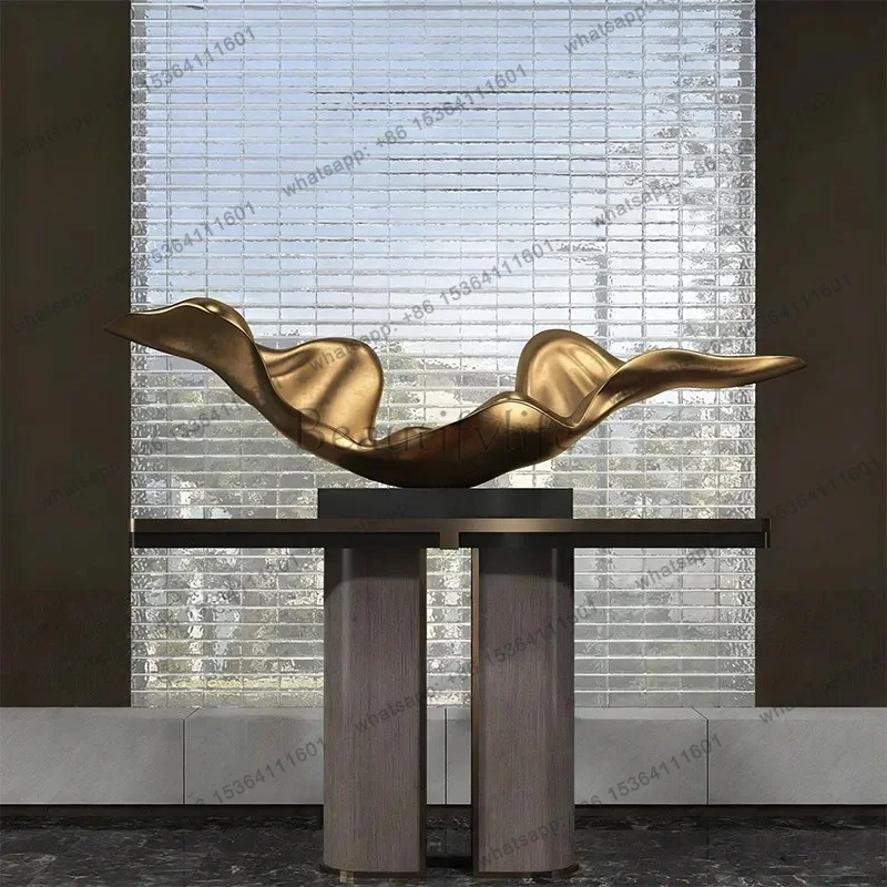 YJ  Marble Entrance Table, Sales Office, Villa Decoration Storage Table, Modern Art, Extremely Narrow, Customized Against The