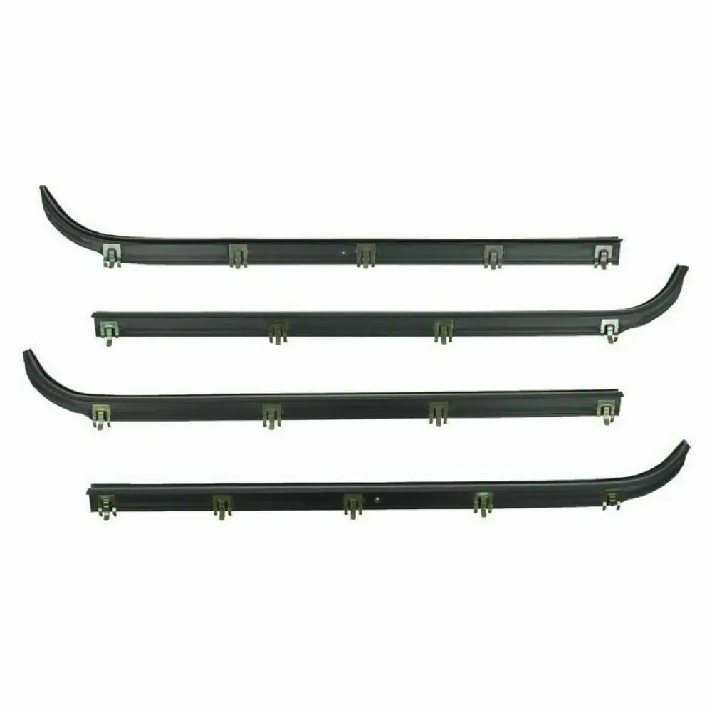 4 Or 6 Pieces Weatherstrip Rubber Window Sweep Weatherstrip Seal Kit For F-150 250 350 1987-1997 KF2007 Driver & Passenger Side