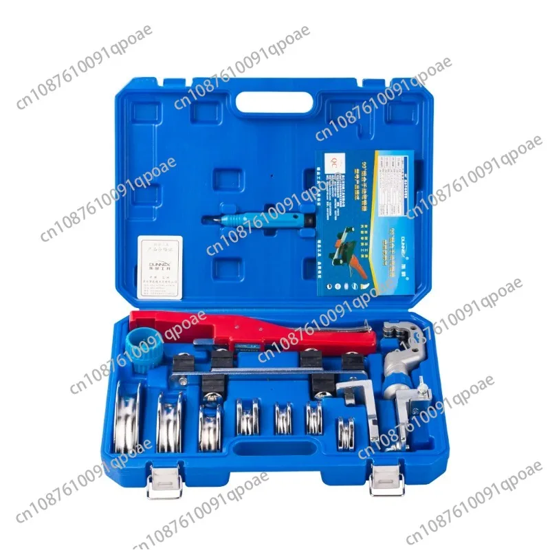 Multifunctional Tubing Bender Set for 1/4 to 7/8 Inch Pipes with Multiple Bending Heads and Pipe Cutter Capacity Aluminum