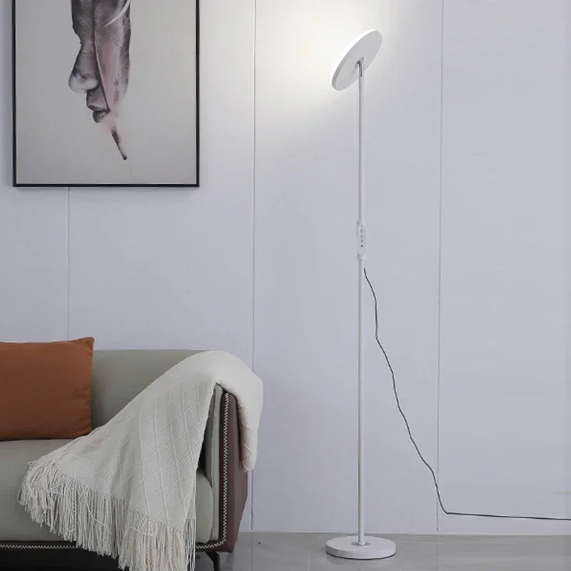 Living Room Floor Lamp LED Eye Protection Bright and Minimalist Modern Nordic Creative Ins Study Bedroom Vertical Simplicity