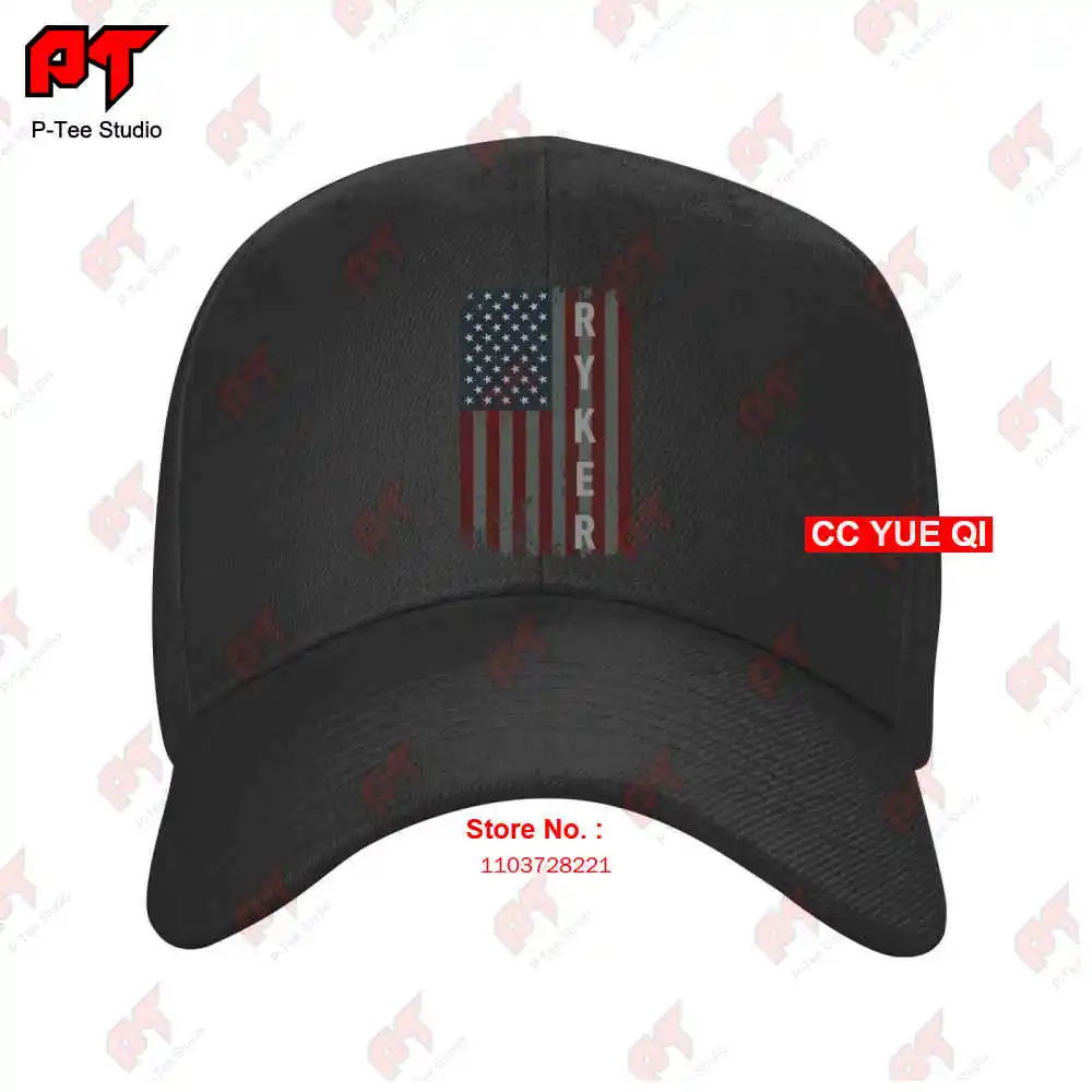 Ryker Family American Flag Baseball Caps Truck Cap L12M