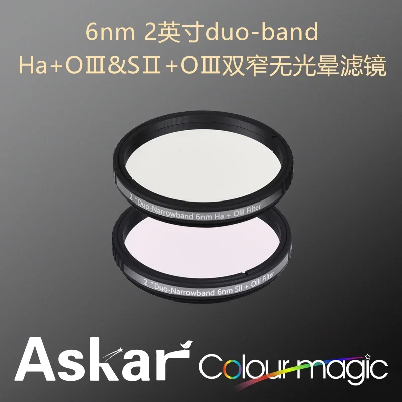 Sharpstar Askar Color Magic Duo-Narrowband 6nm Filter for Halo-Free Astronomy