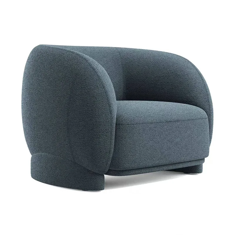 High rebound sitting single seat small sofa designer balcony milk tea shop cafe sofa chair reception
