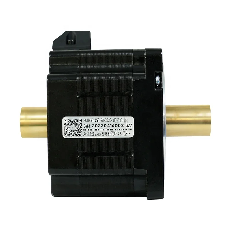 86J1865-450-20-3020-01 with hollow shaft high-efficiency stepper motor for stage lighting