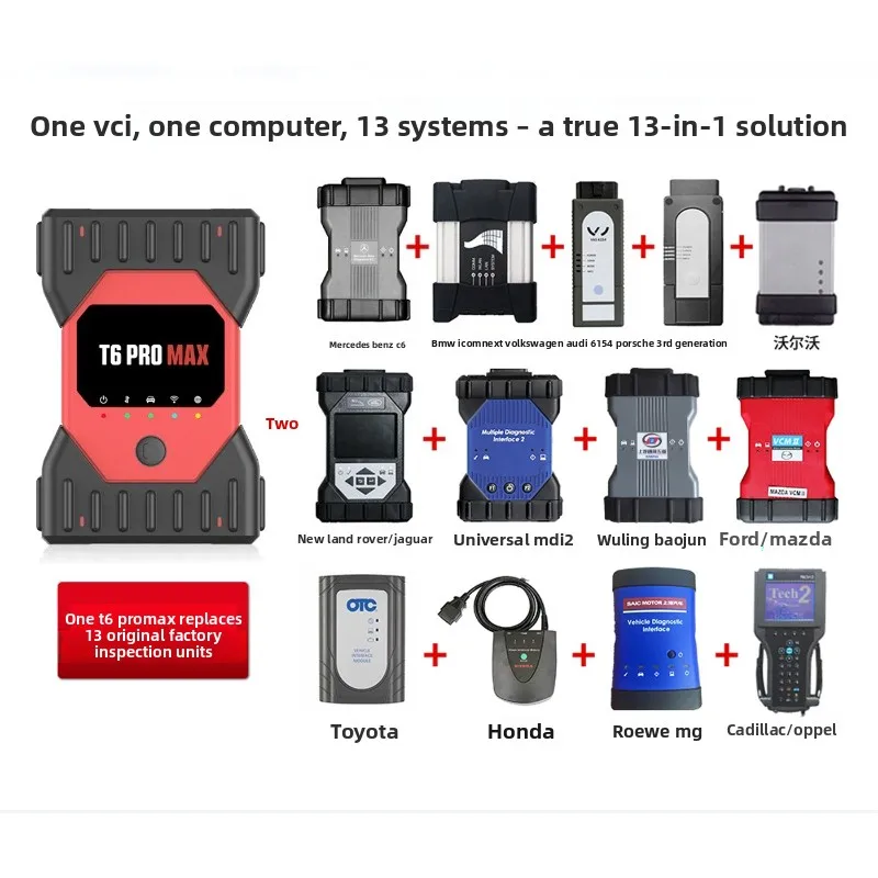 

T6 PRO MAX 13-in-1 BBA All-in-1 Diagnostic Tester, Modified MDI JLR 6154A