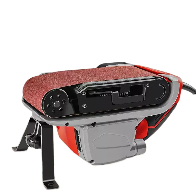 220V Flip Belt Sander Woodworking Household Small Surface Sandpaper Polishing Grinding Machine DIY Wood Tool