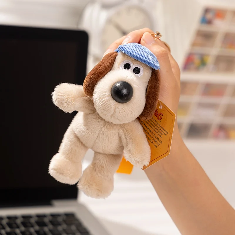 Gromit Plush Wallace Toys Dog Plush Pendant Plush Toy Bag Accessories Keychain Pendant Bag Car Pendant Children's Gifts