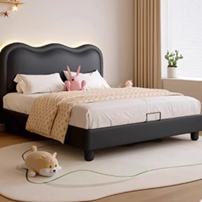 

Mobile Bedroom Massage Bed Frame Luxury Modern Baby Children Multifunctional Girls Bed Sleeping Muebles Lounge Suite Furniture