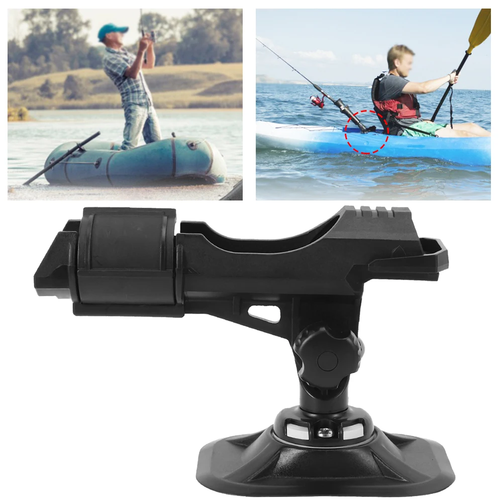 

Boat Fishing Rod Racks AntiSlip Kayak Fishing Pole Support Adjustable Fishing Tackle