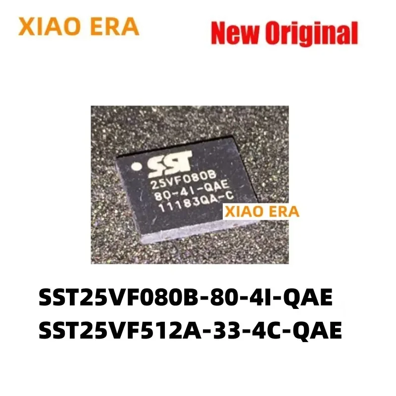 1PCS  SST25VF080B-80-4I-QAE SST25VF512A-33-4C-QAE  DFN8