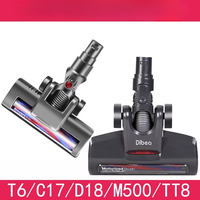 Suitable for Dibea wireless vacuum cleaner with T6/C17/D18/M500/FS001/TT8 electric floor brush head with roller brush