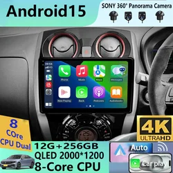 Android 15 Auto For Nissan Note 2 E12 2012 - 2021 Car Radio 2 Din Stereo Multimedia Video Player GPS Navigation Carplay WIFI+4G