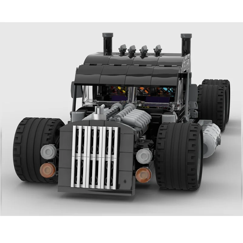 552PCS New MOC Truck Building Blocks Model Highway Tractor DIY Creative Educational Children's Building Blocks Gift