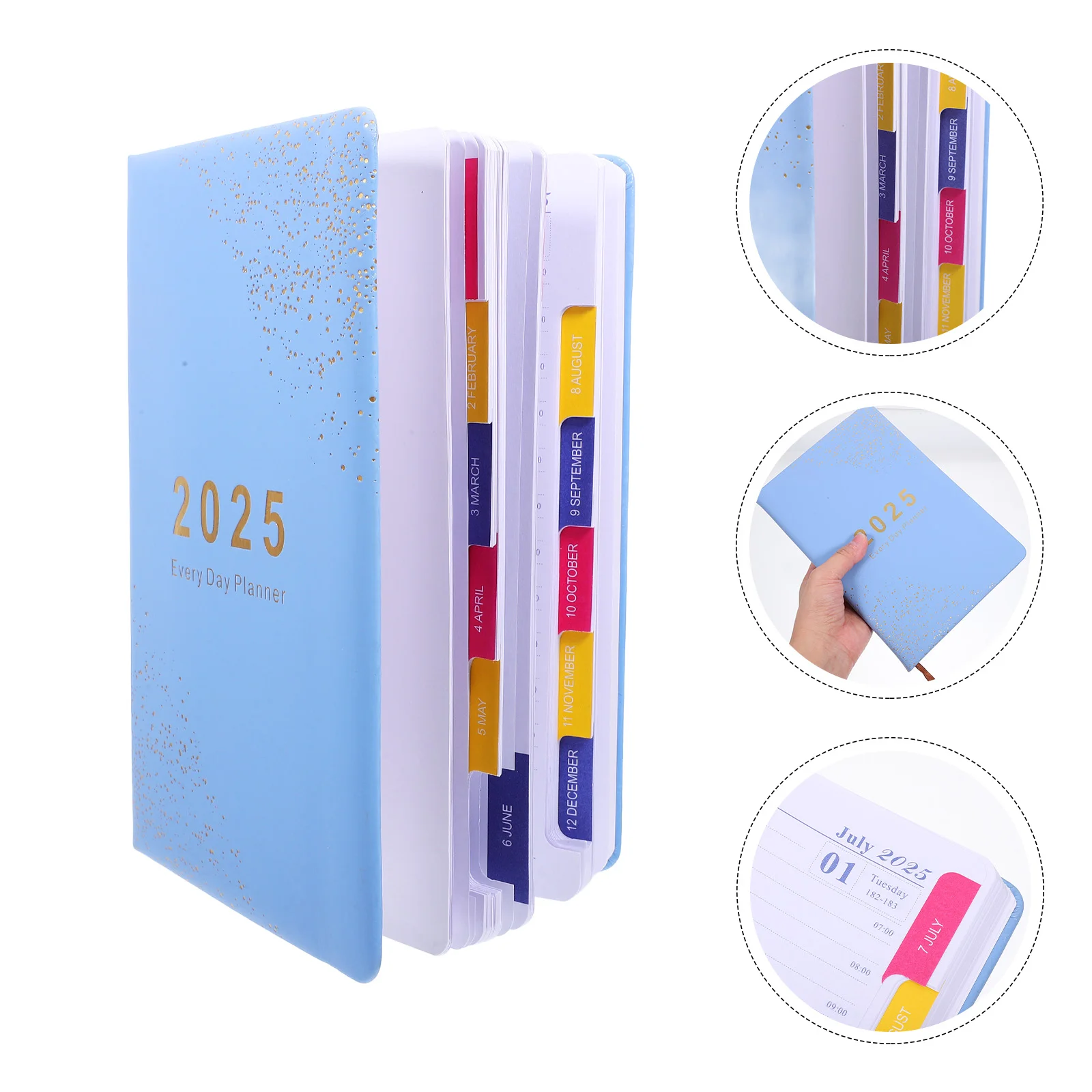 2025 Schedule Business Planning Notebook The Planner Notepad Portable Organizer Paper Agenda Office