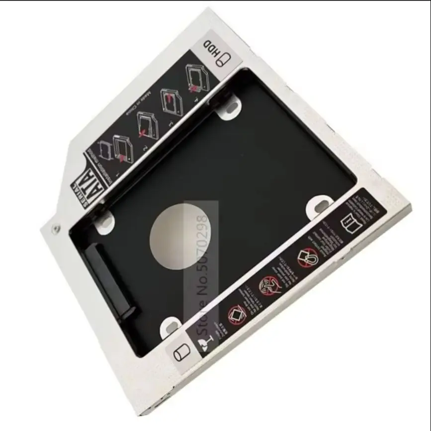 9.5mm 2nd HD SSD Hard Drive Optical bay Caddy Frame for Lenovo U330 S510 S510p Z400 Z410 Z500 Z510 Z710 U450p G405s Y410PT B5400